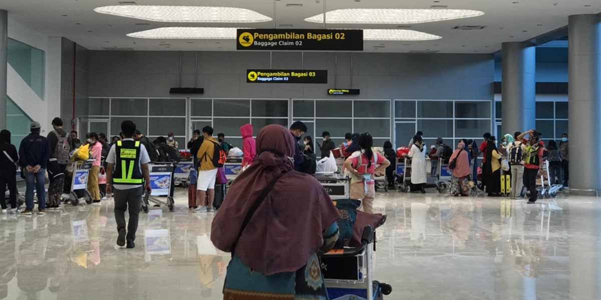 : Terminal A Bandara Mozes Kilangin sisi selatan. Foto: Anti Patabang/ Papua60detik